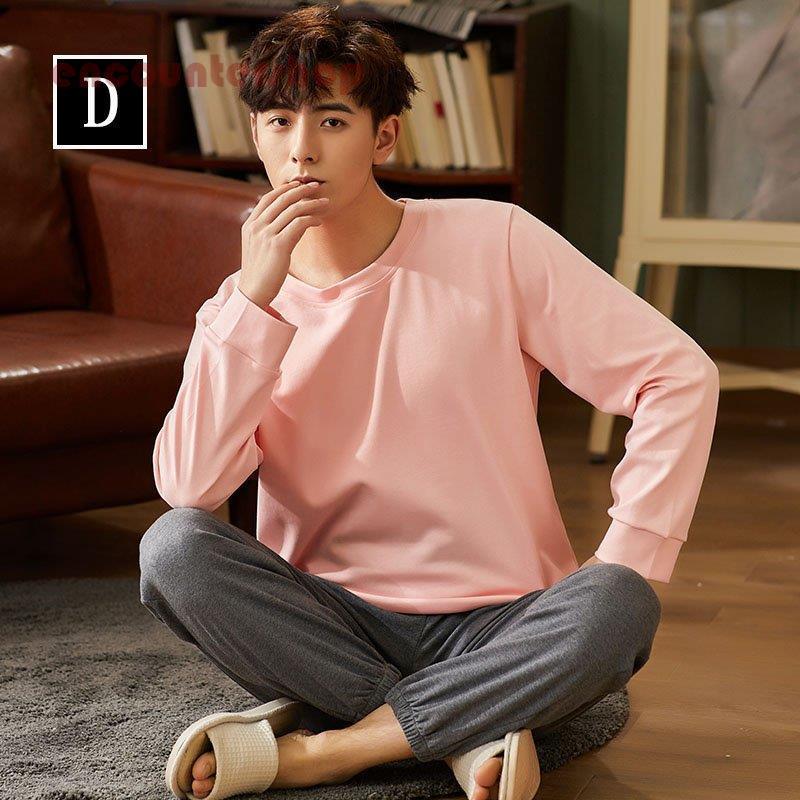 パジャマ メンズ 春秋冬 2点セット セットアップ ルームウェア 長