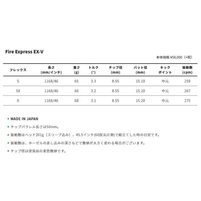 キャロウェイ　Callaway  スリーブ装着シャフト　QUANTUM ELYTE PARADYM Ai SMOKE  ファイアーエクスプレス EX-V コンポジットテクノ Fire Express_1