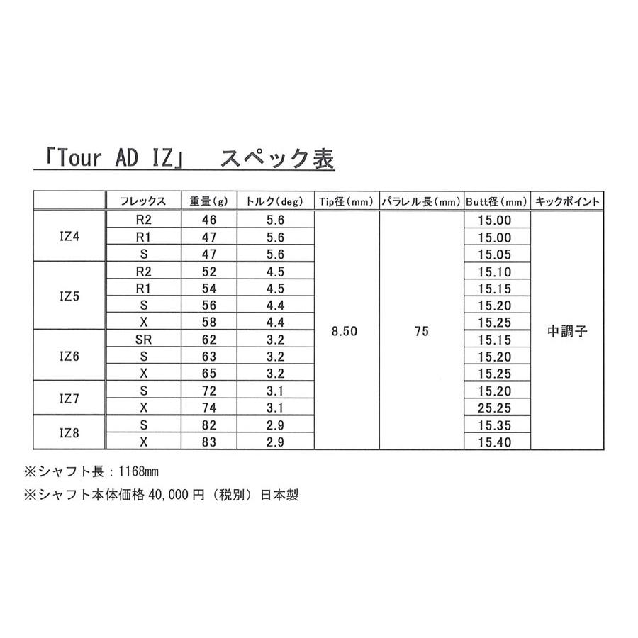 GRAPHITE DESIGN（グラファイトデザイン） ツアーAD IZシリーズ Tour