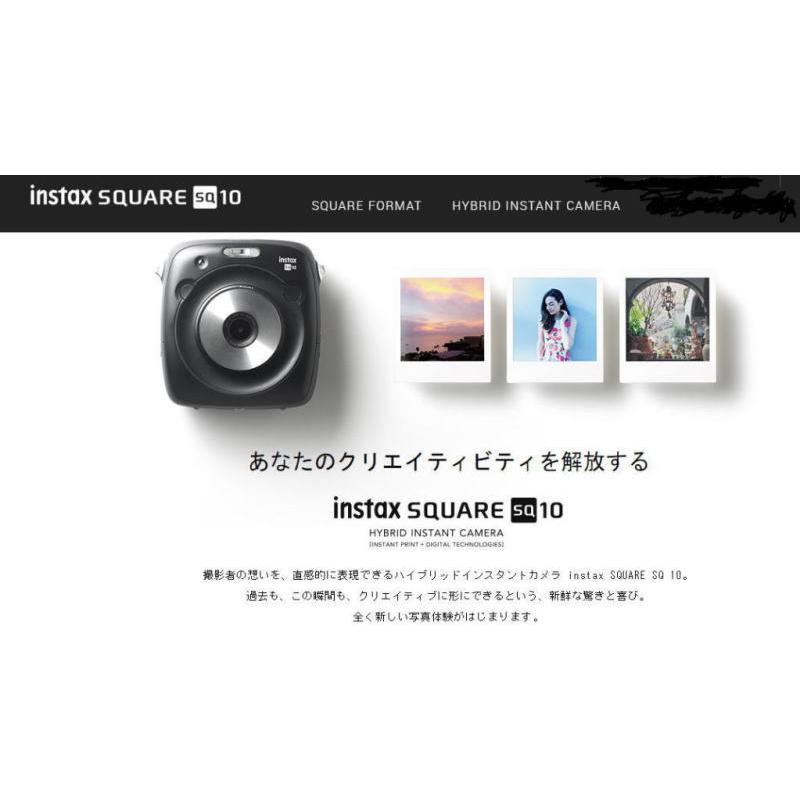 チェキ FUJIFILM ハイブリッドインスタントカメラ instax SQUARE SQ10