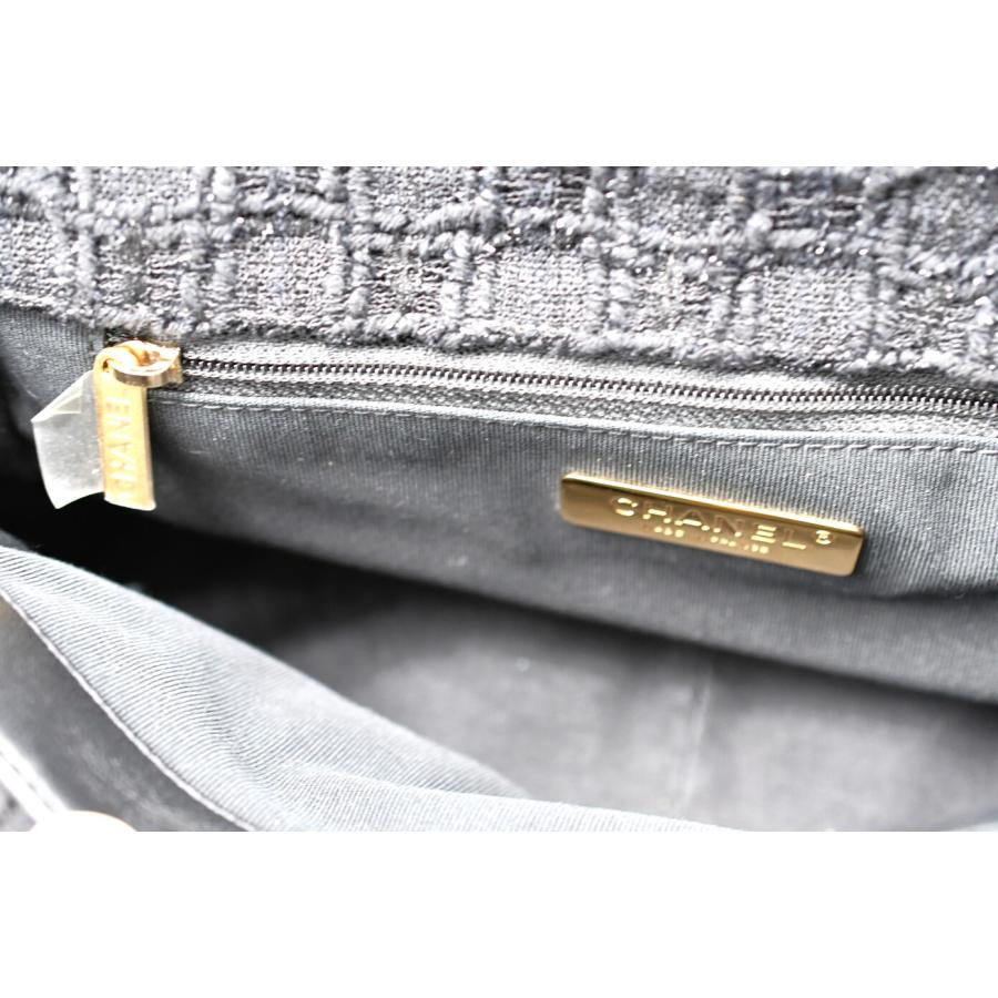 CHANEL 19 美品 シャネル ナインティーン ココマーク ラージ フラップ