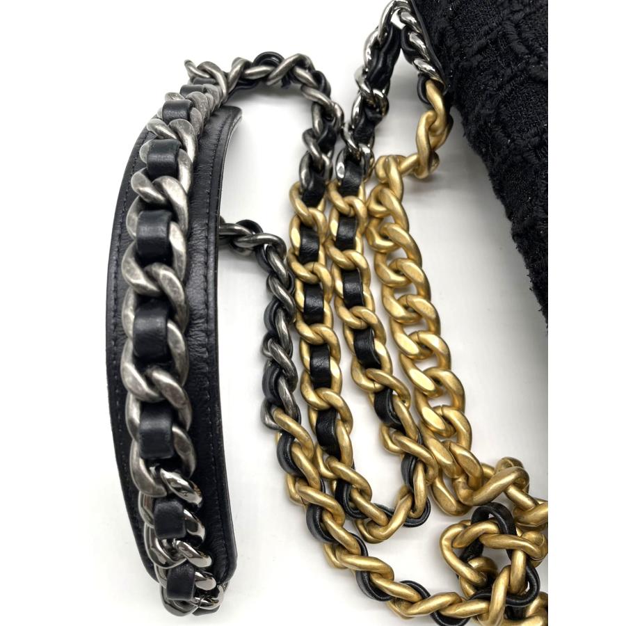 CHANEL 19 美品 シャネル ナインティーン ココマーク ラージ フラップ