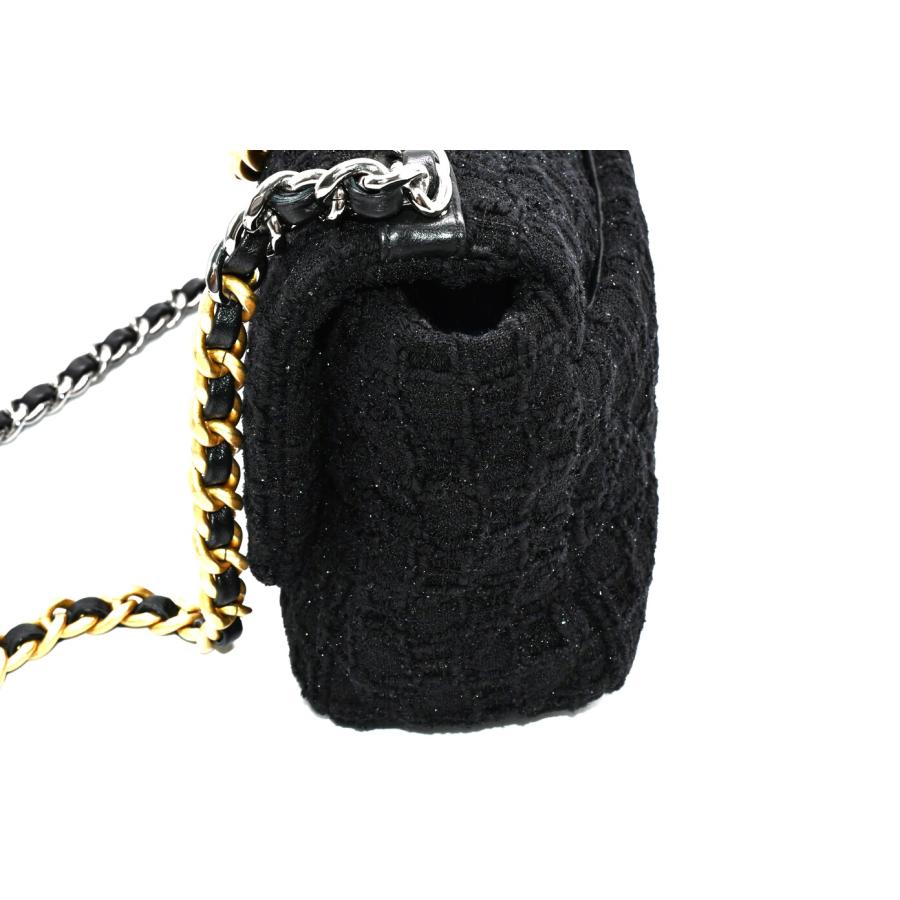 CHANEL 19 美品 シャネル ナインティーン ココマーク ラージ フラップ