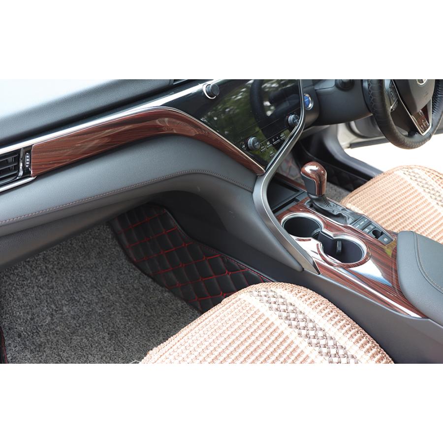 カムリ 新型 カムリ70系 ドアスイッチパネル マホガニー 内装パーツ