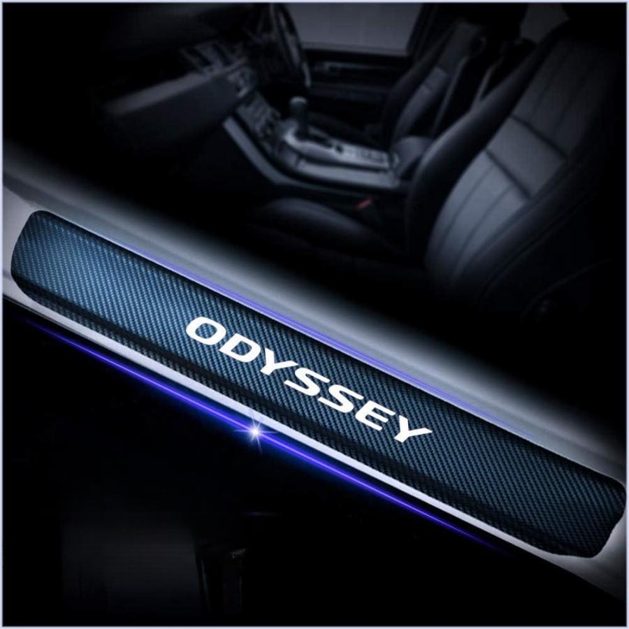 サイドステップガード ホンダ オデッセイ Odyssey 専用 スカッフプレートドアガードステッカー スカッフプロテクトシート 滑り止め 汚れ防止   車用内装パーツ｜endlessjapan-store｜05