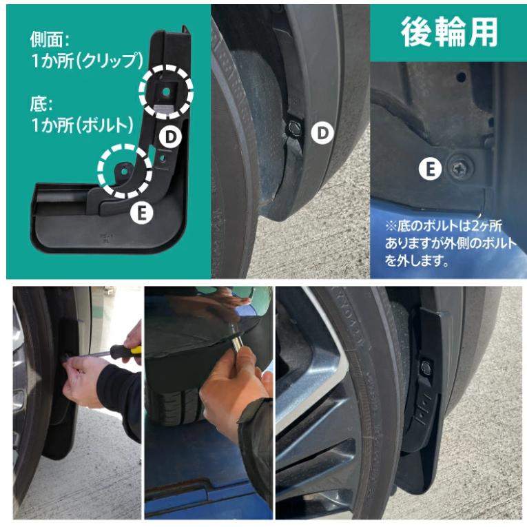 プリウス トヨタプリウス 60系専用設計マッドガード泥除け 泥除け 泥よ