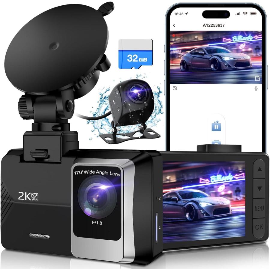 トヨタ（TOYOTA） ドライブレコーダー wifi スマホ連携 iPhone用 小型