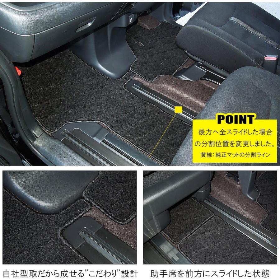 N-BOX NBOX カスタム JF3 JF4 フロアマット 運転席・助手席用2枚セット