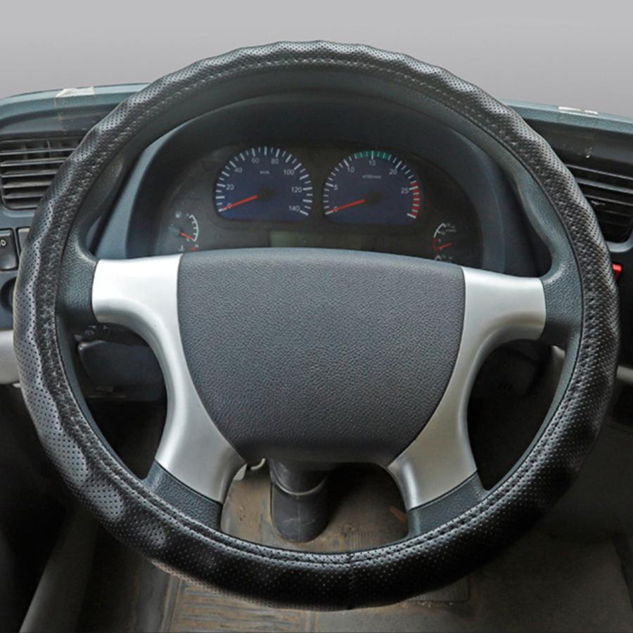 三菱ふそう 4t NEWファイター専用ハンドルカバー牛革製トラック用