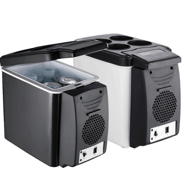 車載 6L 自動車用 冷温庫 小型シガーライト・コップトレイ付き 保温