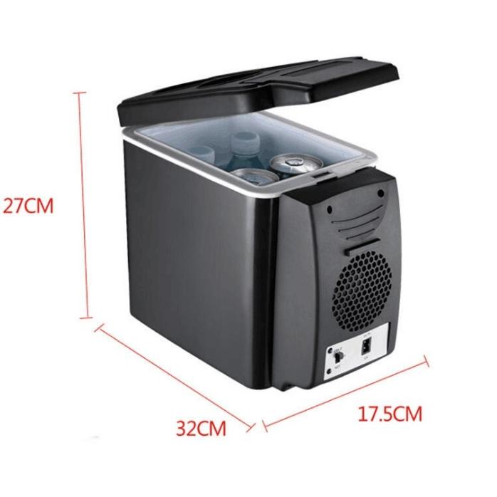 車載 6L 自動車用 冷温庫 小型シガーライト・コップトレイ付き 保温