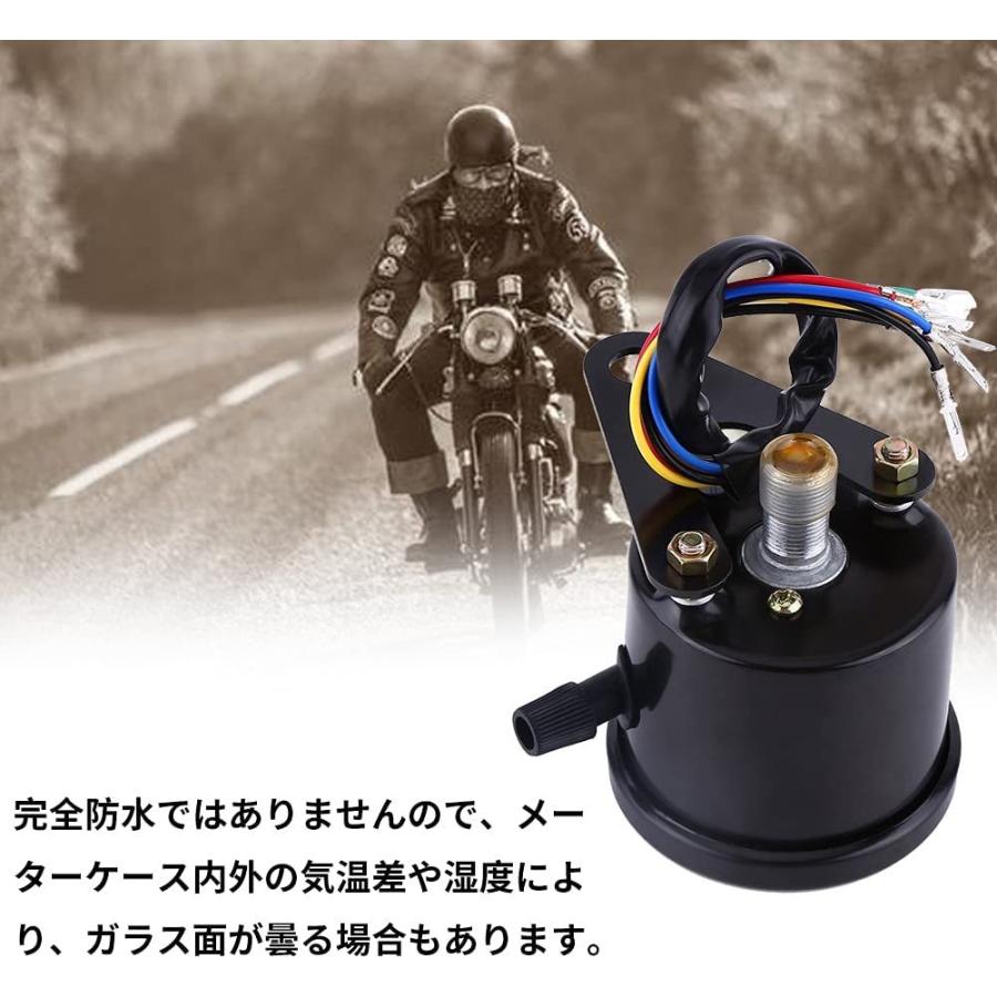 新品 機械式 バイク ミニ スピードメーター 140km/h 65mm トリップ付