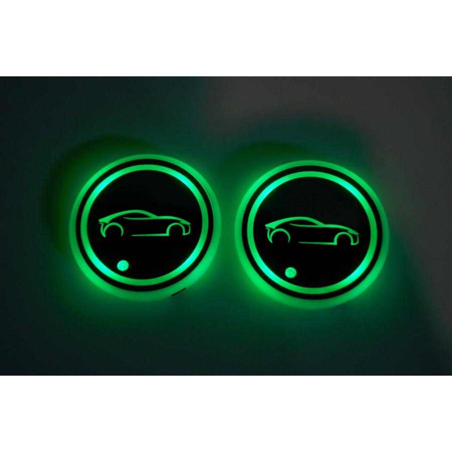 レクサス 車用 LED ドリンクホルダーIS ES LS LX NX UX マットアクリル