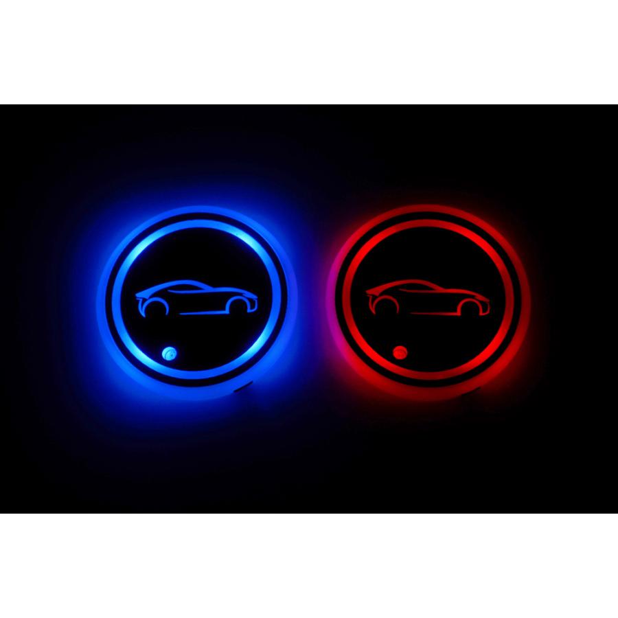 レクサス 車用 LED ドリンクホルダーIS ES LS LX NX UX マットアクリル