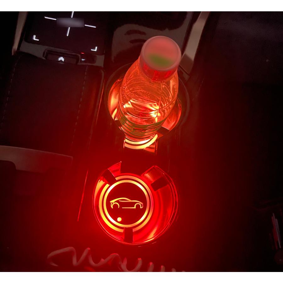 クラウン クラウン200系 210系 220系車用 LED ドリンクホルダー マット