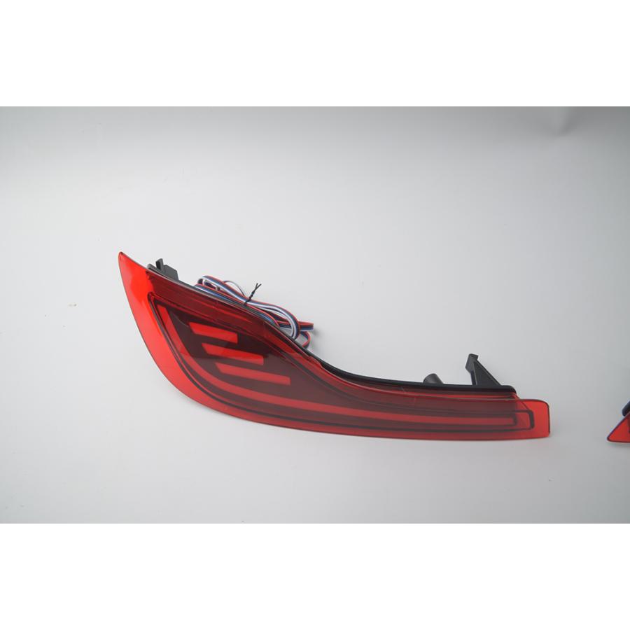 CR-V 新型 RT5 RT6 RW1 RW2 専用 LEDリフレクター レッド