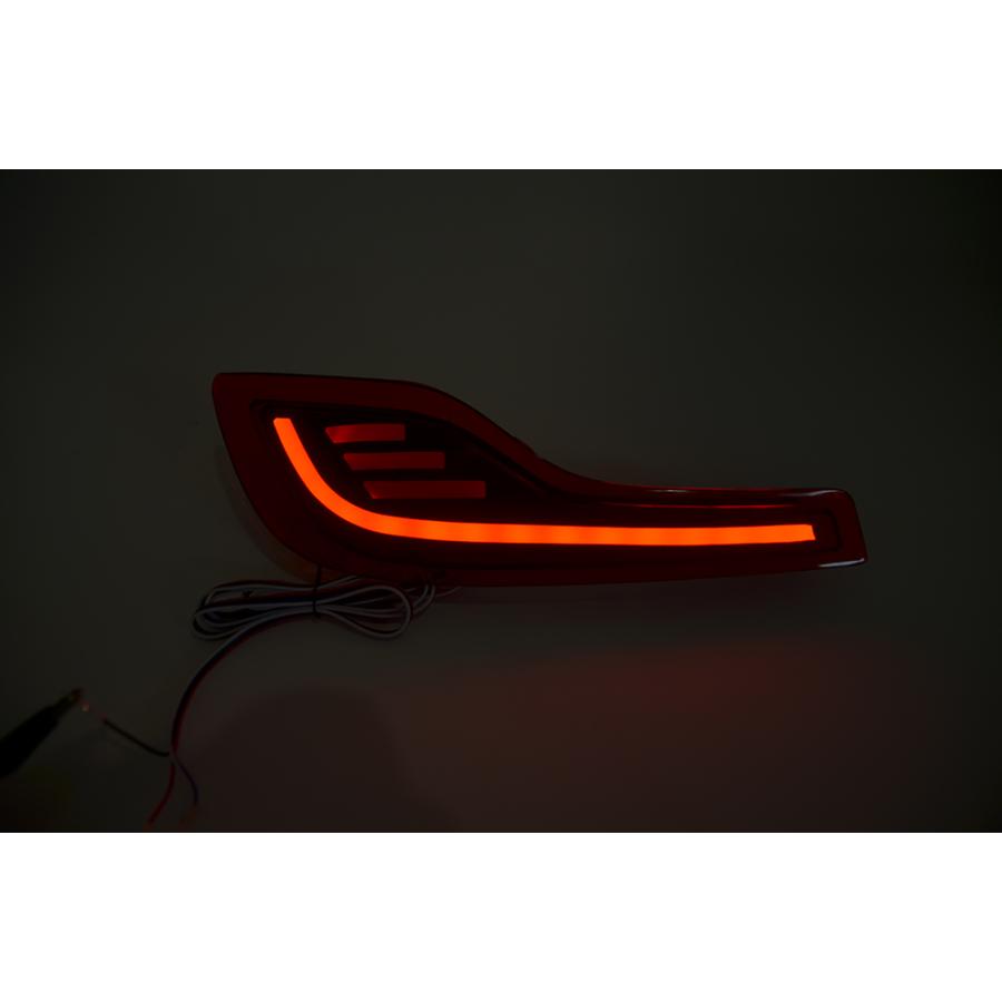 CR-V 新型 RT5 RT6 RW1 RW2 専用 LEDリフレクター レッド