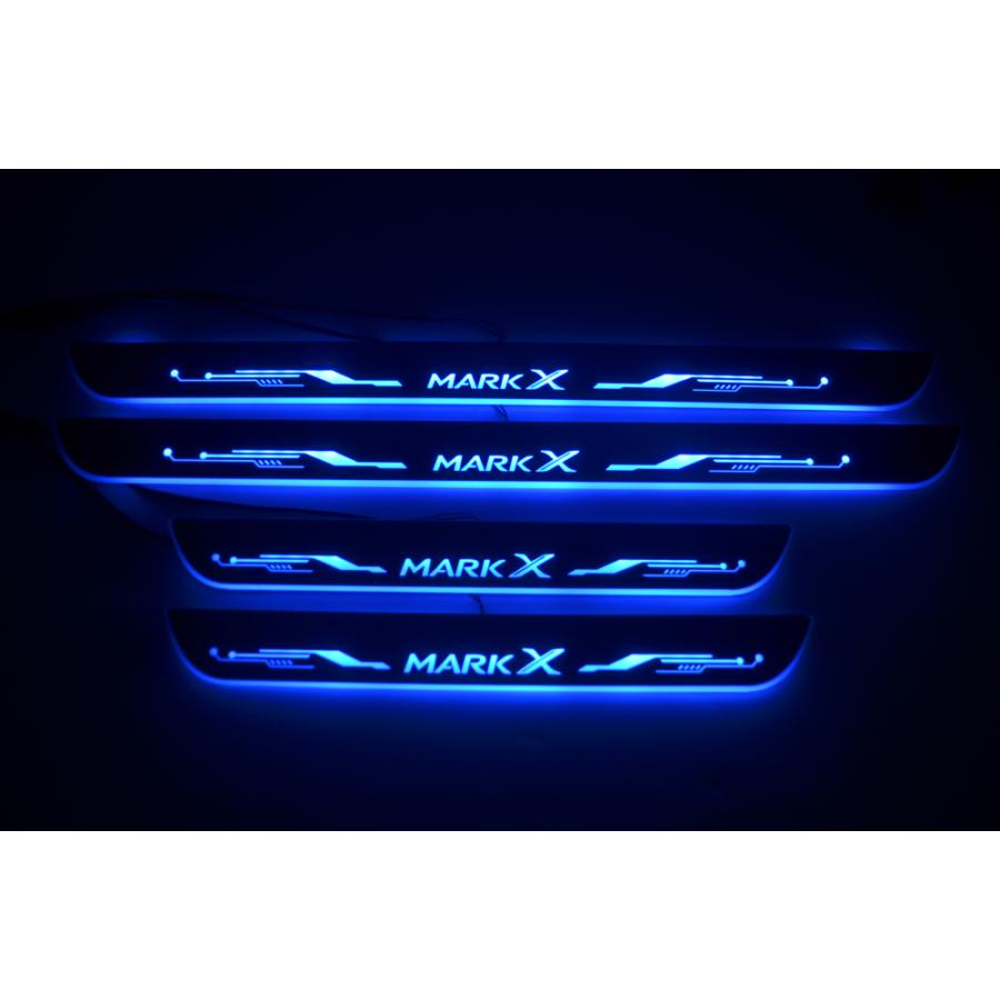 マークX TOYOTA（トヨタ）マークX 130系 スカッフプレート LED