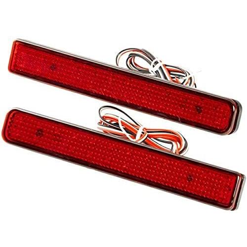 ワゴンR LED リア バンパー リフレクター 赤/白レンズ MRワゴン MF33S