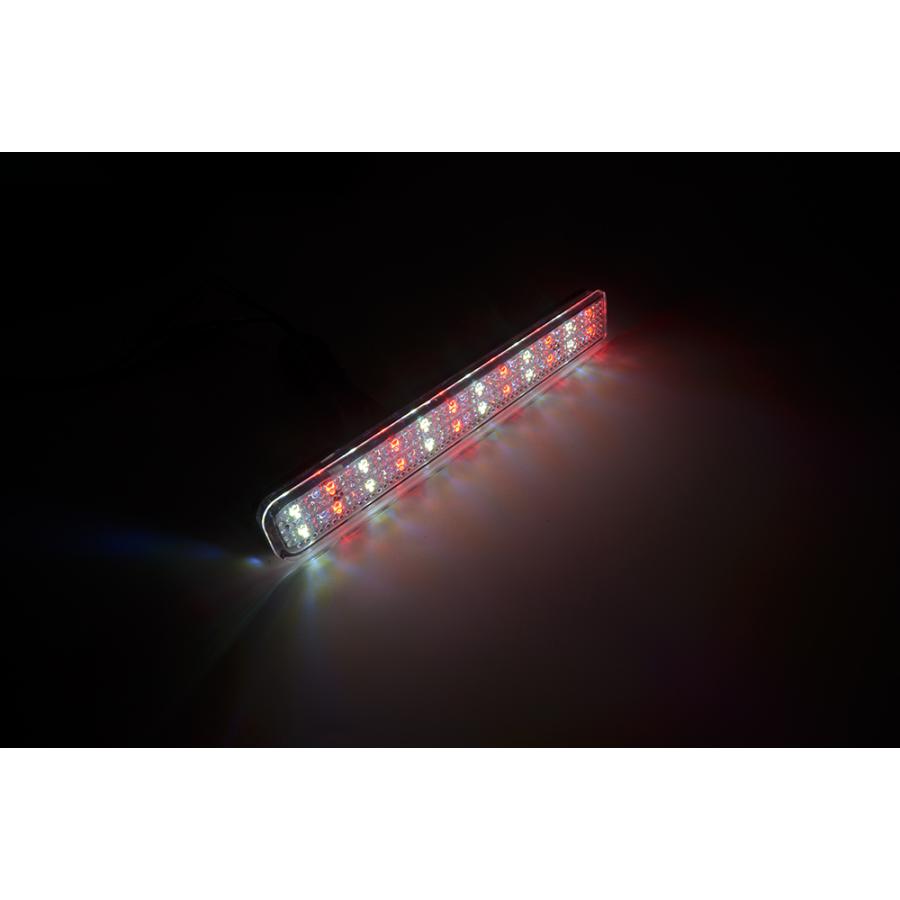 ワゴンR LED リア バンパー リフレクター 赤/白レンズ MRワゴン MF33S