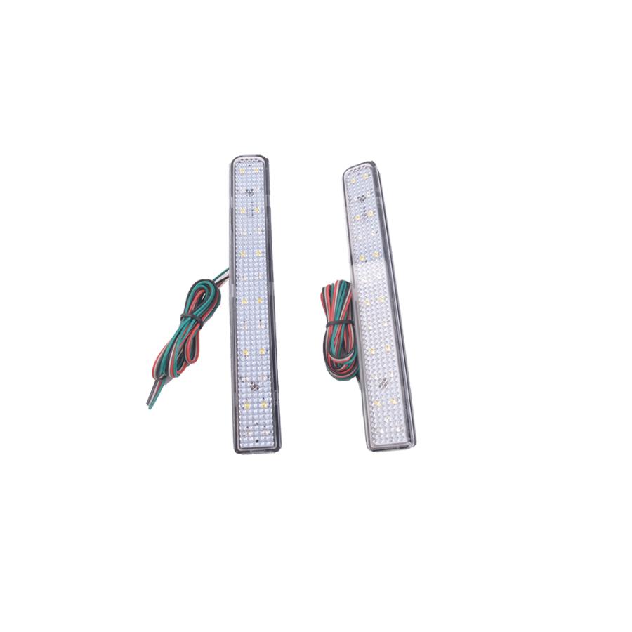 ワゴンR LED リア バンパー リフレクター 赤/白レンズ MRワゴン MF33S