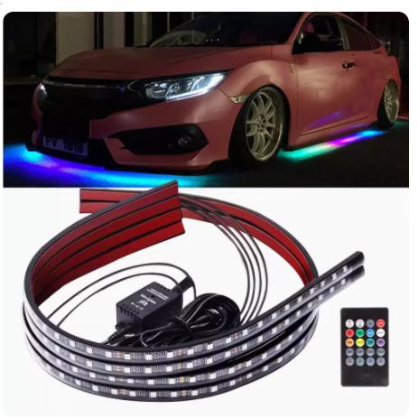 トヨタ アンダーネオン ライト RGB LED テープ 90cm/120cm 4本 トヨタ アンダーネオン ライト RGB LED テープ 90cm/120cm 4本