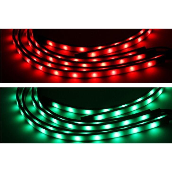 トヨタ アンダーネオン ライト RGB LED テープ 90cm/120cm 4本セット 