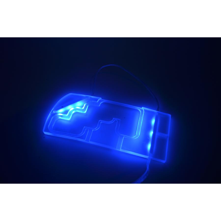 トヨタAQUA シフトゲートイルミネーション LED ブルー　高品質アクリル製1枚　シフトランプアクア NHP-10系｜endlessjapan-store｜10