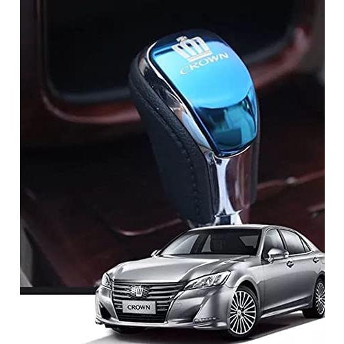 クラウン 高品質！トヨタクラウン210系シフトノブ 面メタリック