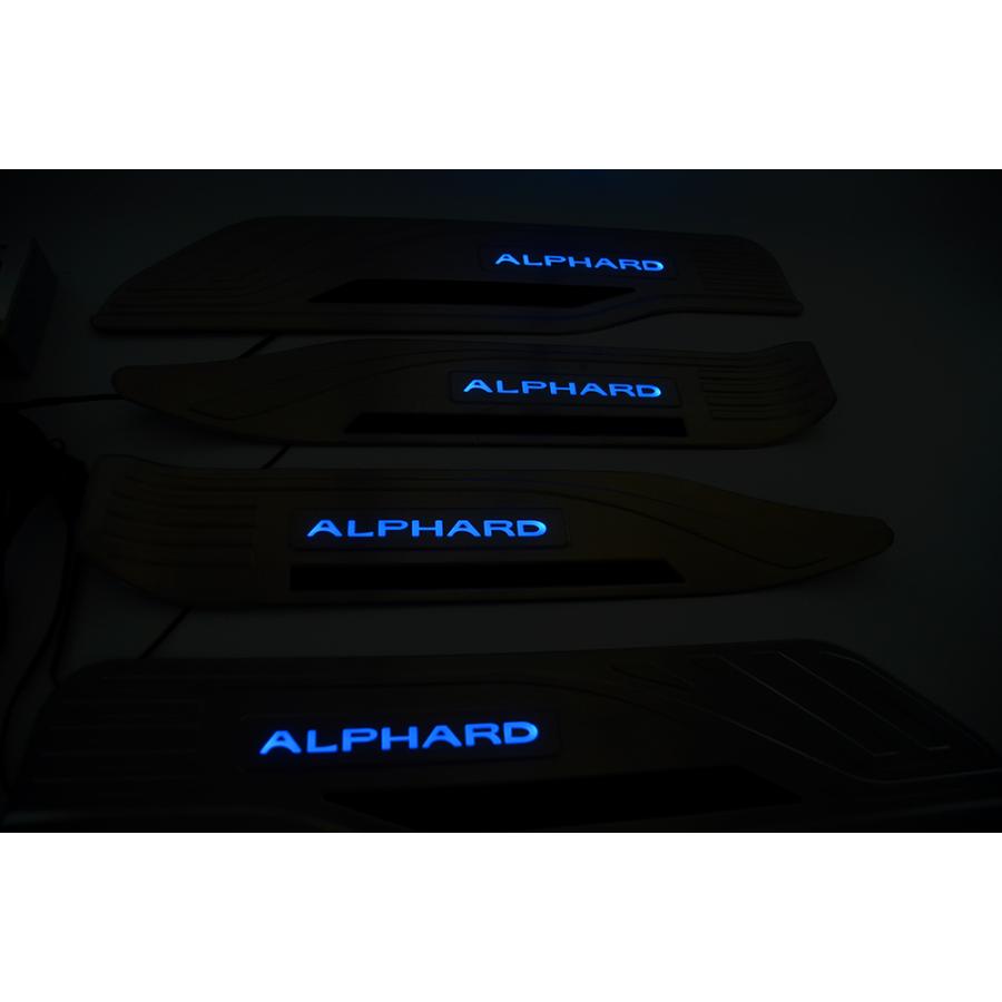 アルファード スカッフプレートアルファード30系 LED白発光 アルファード スカッフプレートアルファード30系 LED白発光