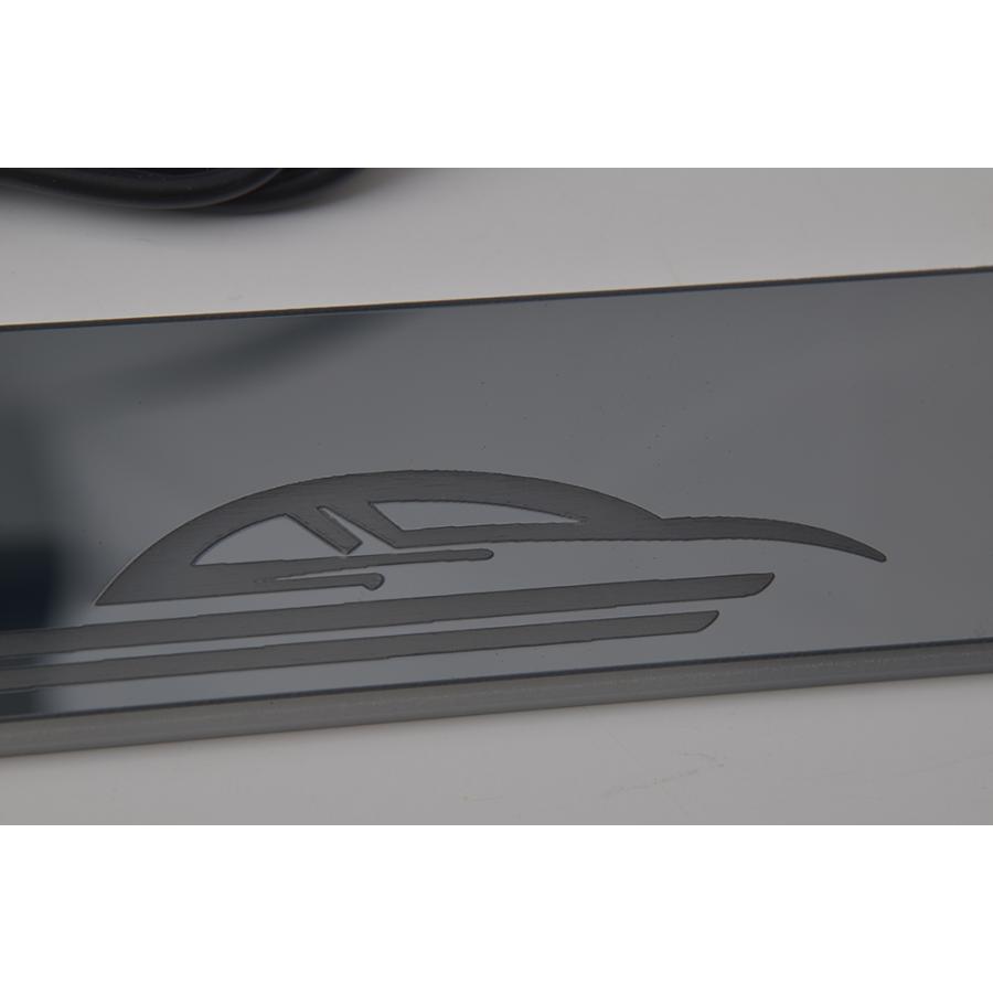 クラウン LED スカッフプレート 青 ブルー点灯 4枚 流れる 210 200 180