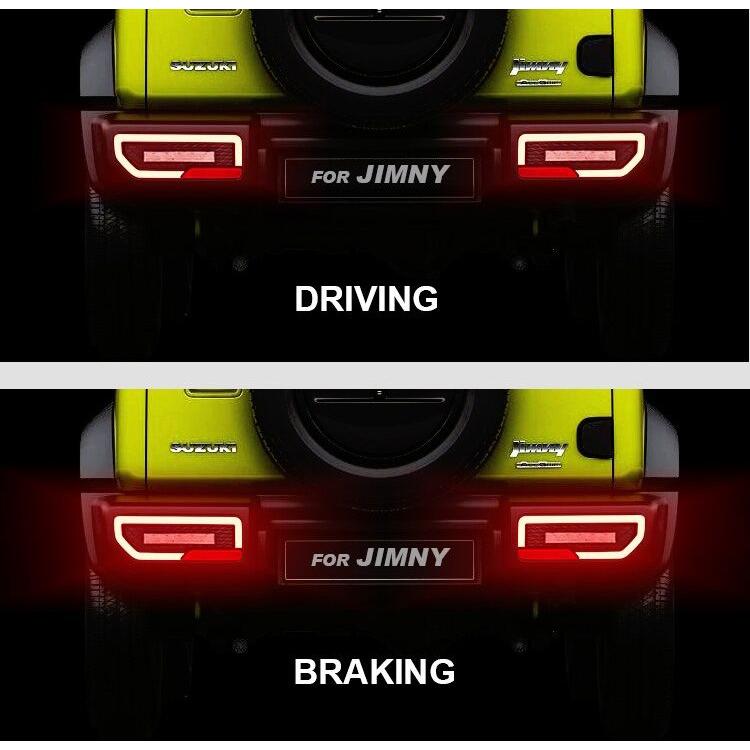 保証付きジムニーjb64w　jb74w ストップ ランプ　フルフルファイバー テール スモール　シーケンシャルウィンカーLED　　SUZUKI_2
