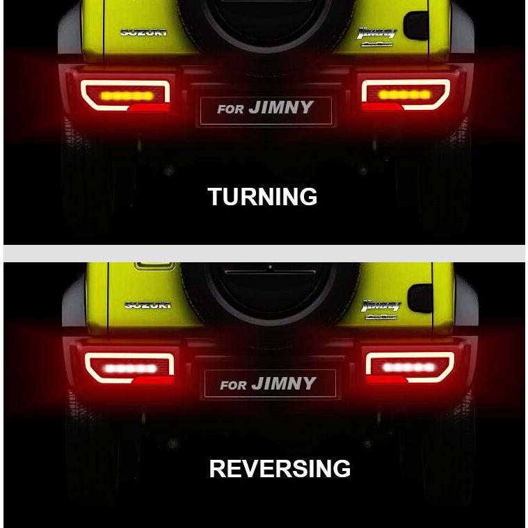保証付きジムニーjb64w　jb74w ストップ ランプ　フルフルファイバー テール スモール　シーケンシャルウィンカーLED　　SUZUKI_3