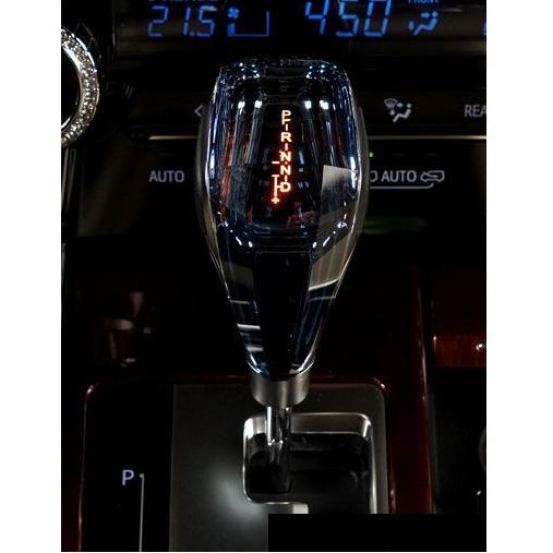 トヨタ（TOYOTA） 汎用 LEDシフトノブ レインボー RGB カラフル水晶型
