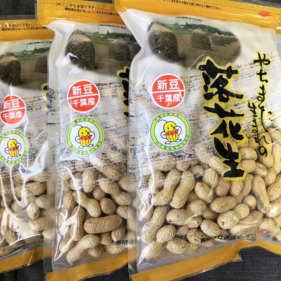 2023年度産 新豆 煎ざや(ナカテユタカ)1.5kg(500g×3袋) 千葉県八街産落花生｜endo-peanuts｜07