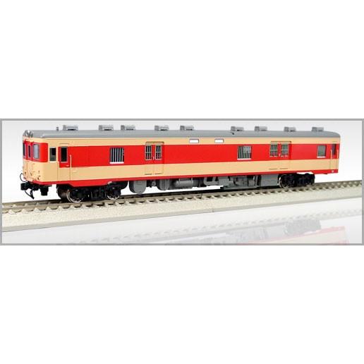 エンドウ 国鉄キハ55系　キユニ26　1段窓改造　急行色・T　真鍮製 スケール：1 80 レール幅16.5mmゲージ（HOゲージ）