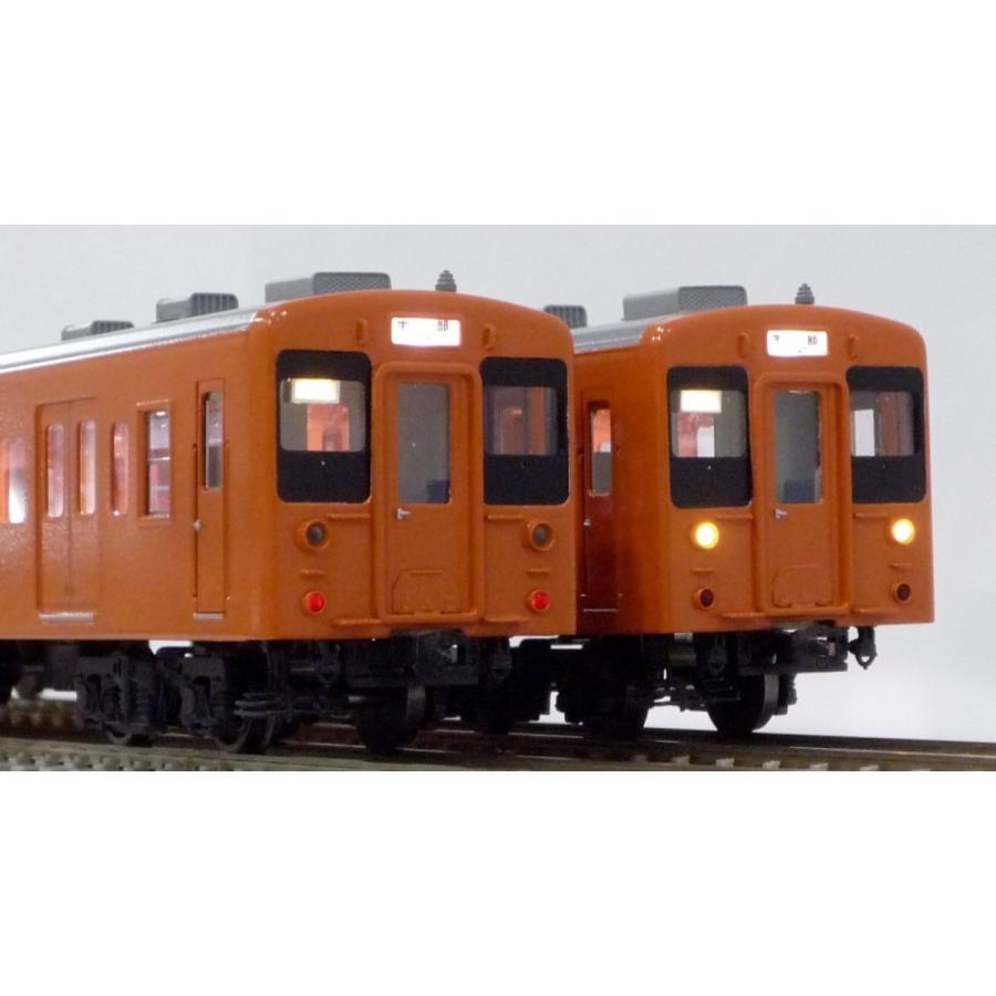 エンドウ 国鉄 105系「宇部色・更新前」4輌 Cセット 真鍮製 スケール