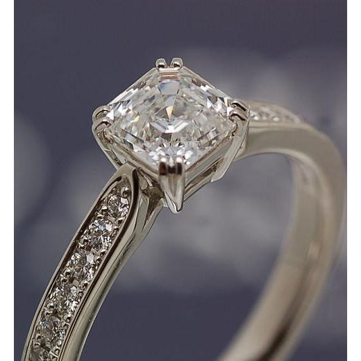 ROYAL ASSCHER 正規特約店ロイヤルアッシャーカットAC033/センター0.73 
