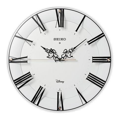 ★SEIKO Disney FS506W★掛時計★美品！セイコー×ディズニー★ エンブレム FS506W セイコーディズニー”ミッキー＆ミニー”電波掛け時計