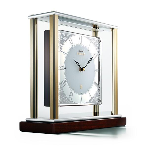 希少美品　SEIKO  高級置き時計 象嵌細工　豪華金飾り　正常作動 希少美品 SEIKO 高級置き時計 象嵌細工 豪華金飾り 正常作動