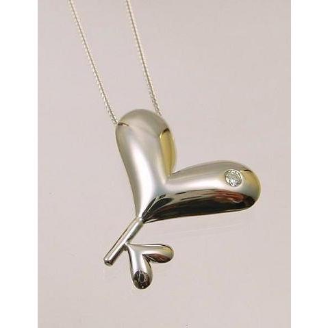 神田うのプロデュースジュエリーDuNoA KH01W Key of Heartネックレス  