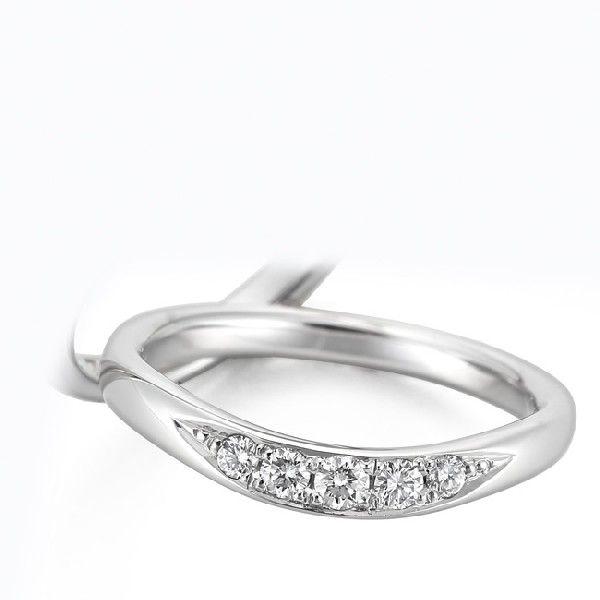 WRB046　ロイヤルアッシャーマリッジリング | ROYAL ASSCHER