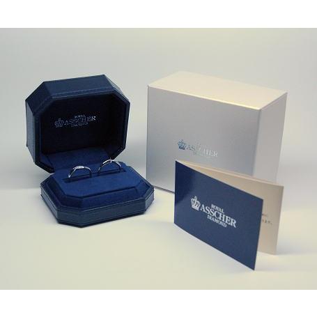 WRB046　ロイヤルアッシャーマリッジリング | ROYAL ASSCHER | 03