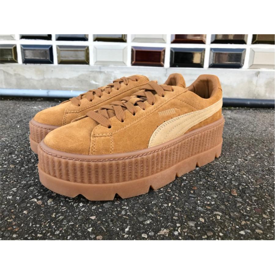 【FENTY by RIHANNA】PUMA CLEATED CREEPER SUEDE WN’S【フェンティ プーマ バイ リアーナ】GOLDEN BROWN-LARK【プーマ スエード】366268-02