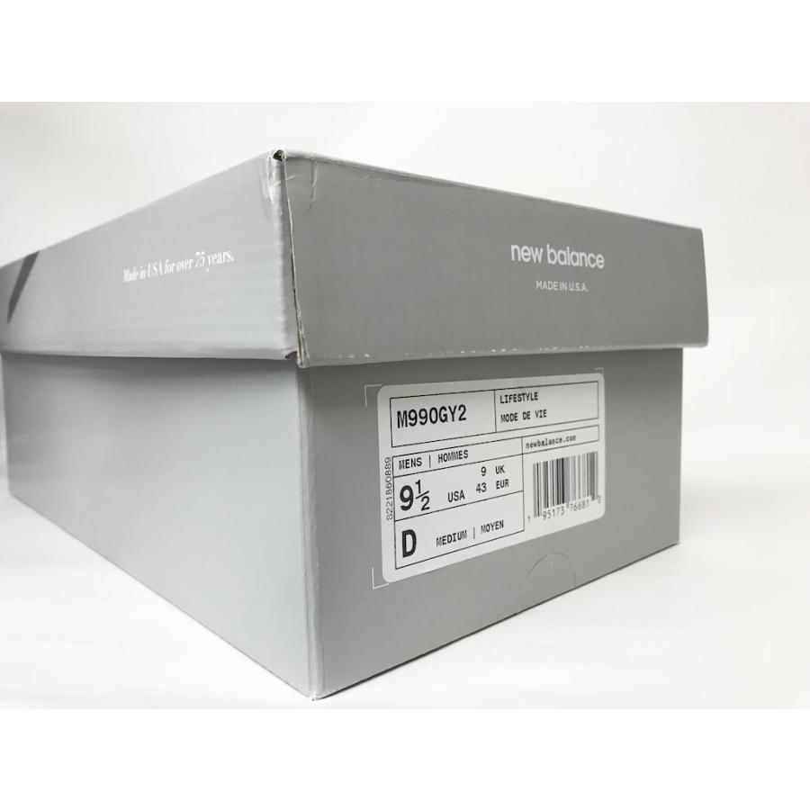 990シリーズ 【MADE IN USA】NEW BALANCE M990 GY2【アメリカ製】GRAY
