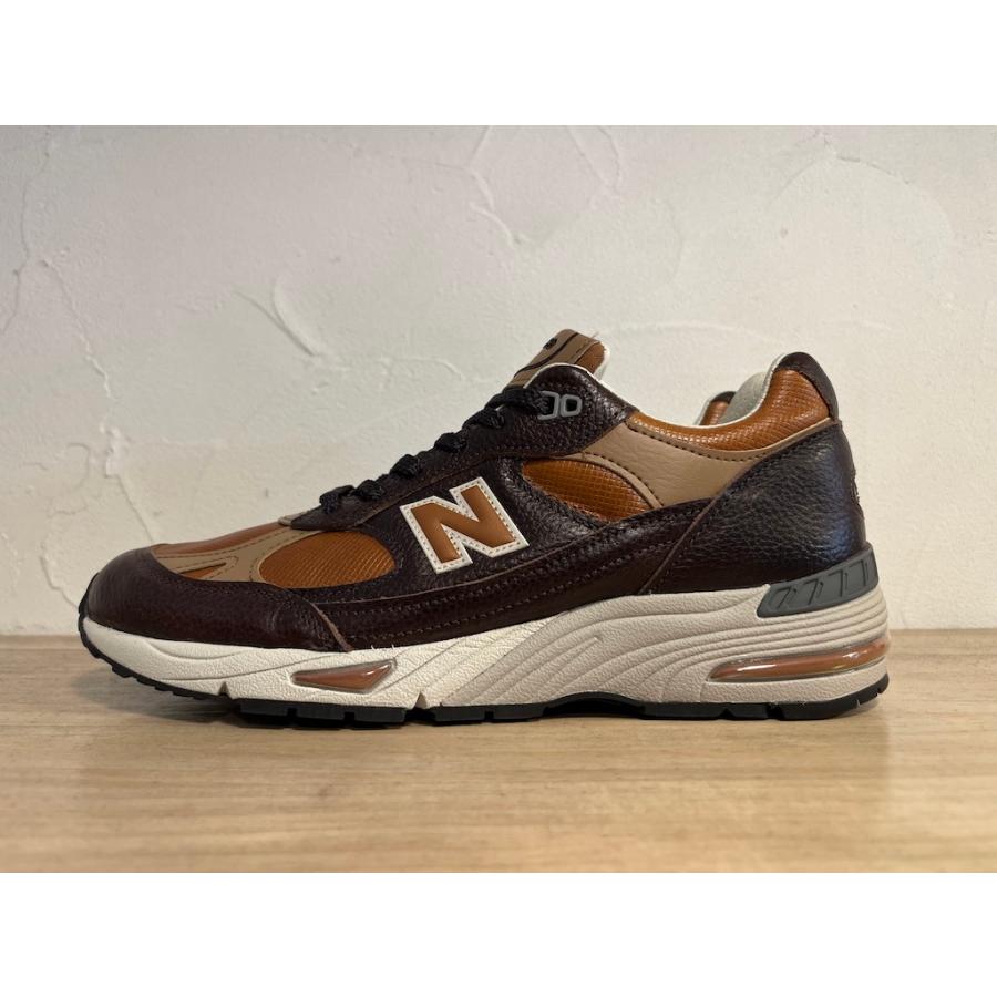 【MADE IN ENGLAND】NEW BALANCE M991 LB1【イングランド製】CHOCOLATE PLUM WITH CARAMEL CAFE AND TAN 【MADE IN UK】商品情報要確認の画像