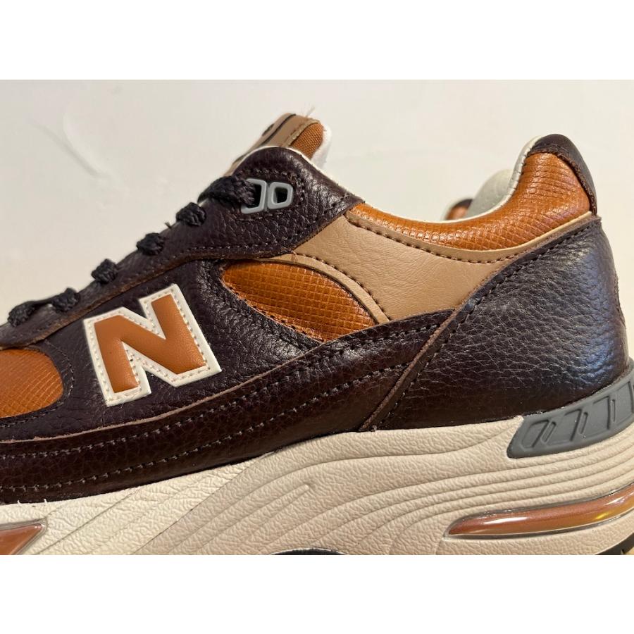 【MADE IN ENGLAND】NEW BALANCE M991 LB1【イングランド製】CHOCOLATE PLUM WITH CARAMEL CAFE AND TAN 【MADE IN UK】商品情報要確認の画像
