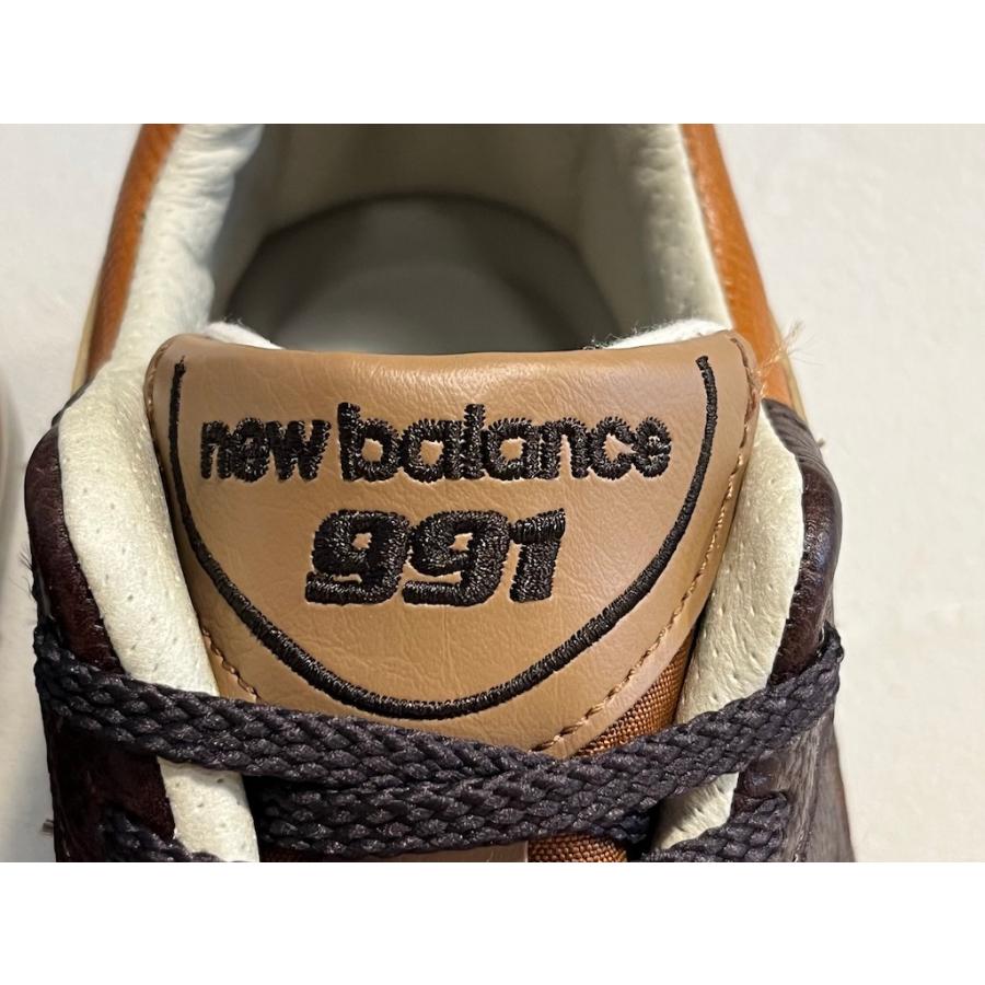 【MADE IN ENGLAND】NEW BALANCE M991 LB1【イングランド製】CHOCOLATE PLUM WITH CARAMEL CAFE AND TAN 【MADE IN UK】商品情報要確認の画像