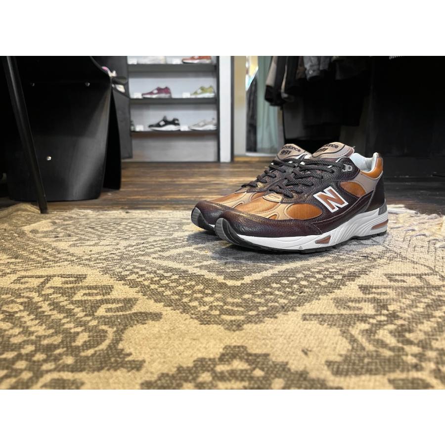 【MADE IN ENGLAND】NEW BALANCE M991 LB1【イングランド製】CHOCOLATE PLUM WITH CARAMEL CAFE AND TAN 【MADE IN UK】商品情報要確認の画像