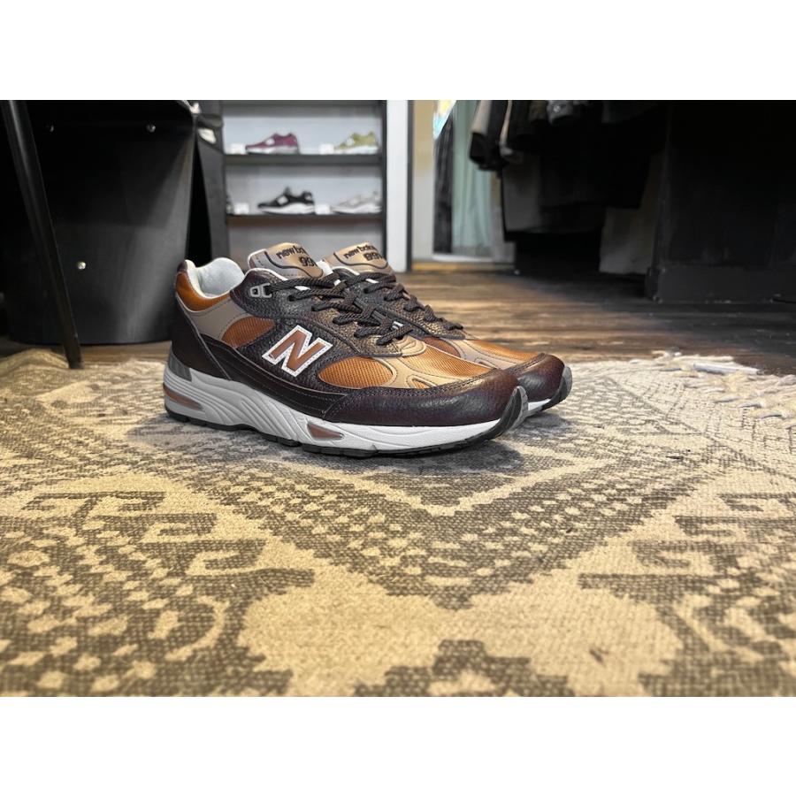【MADE IN ENGLAND】NEW BALANCE M991 LB1【イングランド製】CHOCOLATE PLUM WITH CARAMEL CAFE AND TAN 【MADE IN UK】商品情報要確認の画像